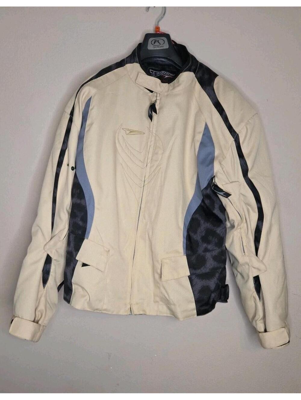 Teknic Sevilla Women's Padded Motorcycle Jacket Size 18 NWOT W/ Removable Liner
